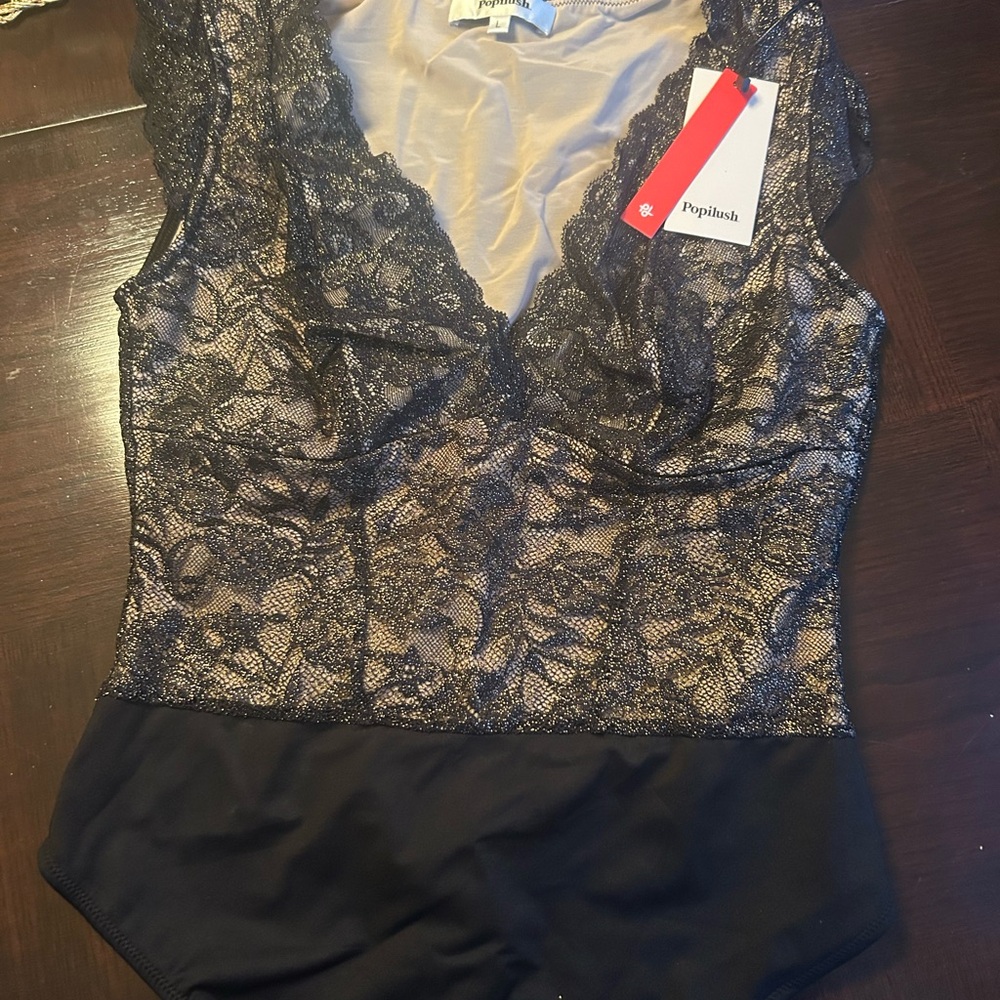 Black Lace Bodysuit